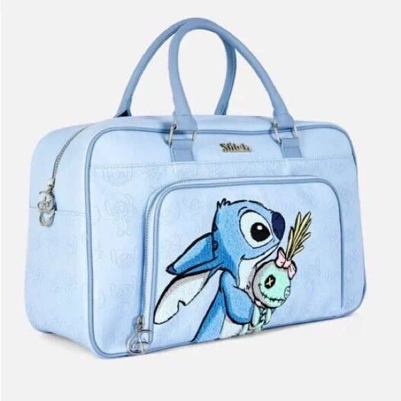 Primark Disney Stitch & Scrump Weekender Travel Bag New - Picture 1 of 7